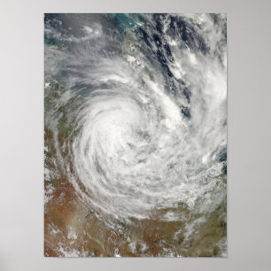 Tropischer Cyclone Yasi über Australien 2 Poster