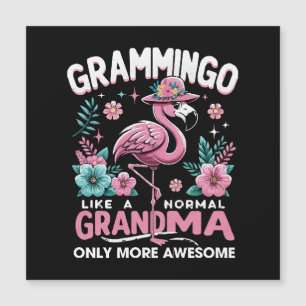 Tropischer Dämmerungsflamingo Magnetkarte