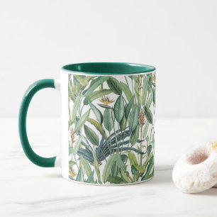 Tropischer Dschungel Bananenbaum Strelitzia Tasse