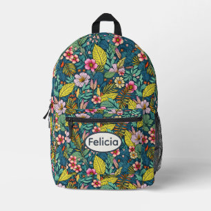 Tropischer Dschungel Bedruckter Rucksack