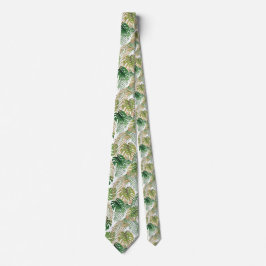 Tropischer Dschungel Blätter Design Necktie Krawatte