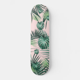 Tropischer Dschungel Blätter Garten Nr. 2 Skateboard