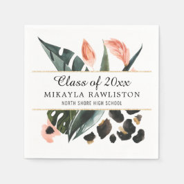 Tropischer Dschungel | Graduierungspartei Serviette