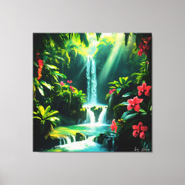 Tropischer Dschungel Leinwanddruck