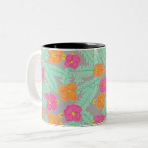 Tropischer Dschungel-Tasse Zweifarbige Tasse