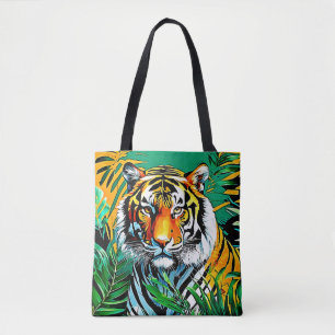 Tropischer Dschungel Tiger Blickdesign