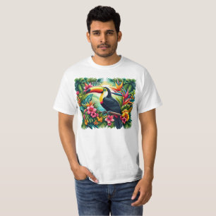 Tropischer/Dschungel-Tukan-Vogel T-Shirt