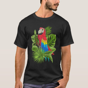 Tropischer Dschungeltiervögel mit exotischer Beoba T-Shirt