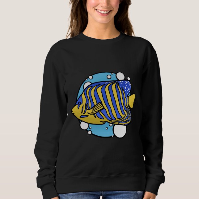 Tropischer Fisch 1014 Sweatshirt (Vorderseite)