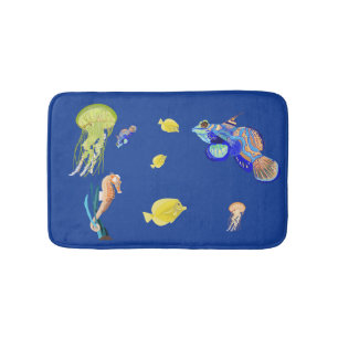 Tropischer Fisch Badematte