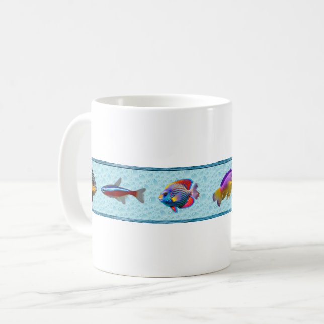 Tropischer Fisch (Bridget Collection) Tasse (Vorderseite Links)