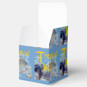 Tropischer Fisch (gelb) Geschenkschachtel
