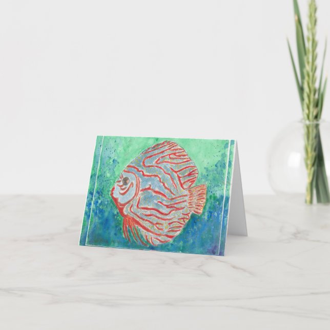 Tropischer Fisch Karte (Vorderseite)