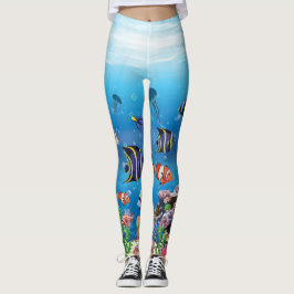 Tropischer Fisch Leggings