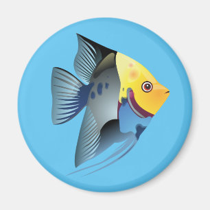 Tropischer Fisch Magnet