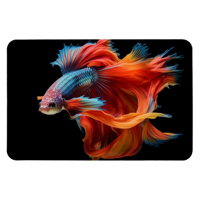 Tropischer Fisch Magnet (Horizontal)