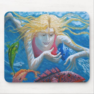 Tropischer Fisch Mousepad