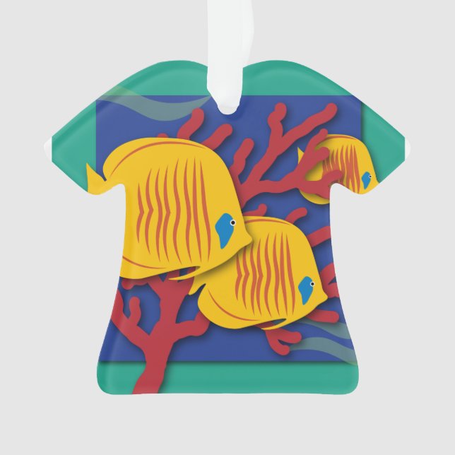 Tropischer Fisch Ornament (Vorderseite)