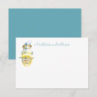 Tropischer Fisch-Papier-Karte