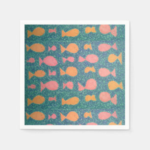 Tropischer Fisch Serviette