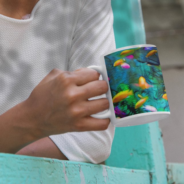 Tropischer Fisch Spektrel Art Kaffeetasse (Von Creator hochgeladen)