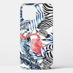 Tropischer Flair: Flamingo Zebra Paradise Case-Mate iPhone Hülle