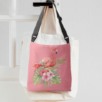 Tropischer Flamingo Blumenrosa