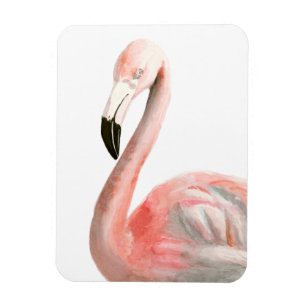 Tropischer Flamingo-Vogel Magnet