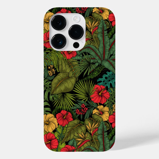 Tropischer Garten Case-Mate iPhone Hülle (Rückseite)