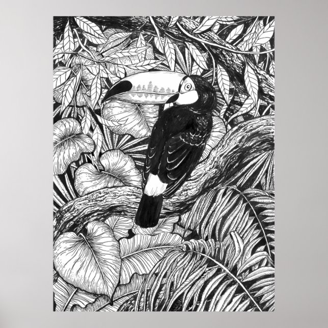 Tropischer Garten Poster (Vorne)