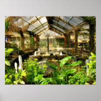 Tropischer Garten unter Glas