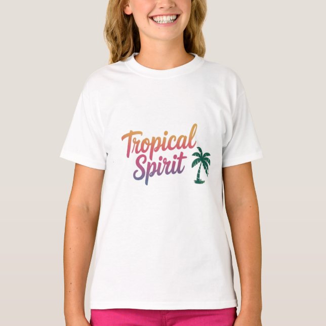 Tropischer Geist T-Shirt (Vorderseite)