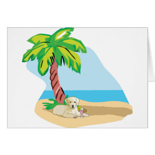 Tropischer gelber Labrador