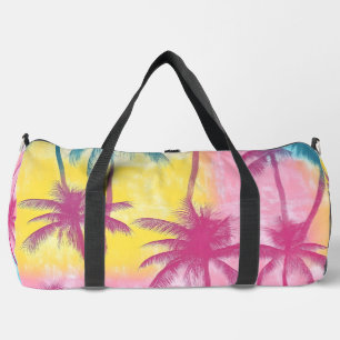 Tropischer Glow-Reise Duffle Bag