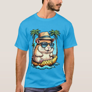 Tropischer Hamster in Ananas-Schwimmweste Süßer So T-Shirt