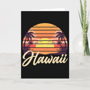 Tropischer hawaiianischer Sommerurlaub Aloha Hi Re Karte