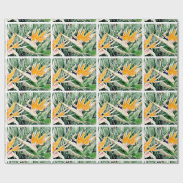Tropischer hawaiischer Paradiesvogel Geschenkpapier