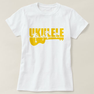 Tropischer hawaiischer Uke Ukulele-Entwurf T-Shirt