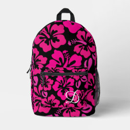 tropischer Hibiskus Blume hawaii Bedruckter Rucksack