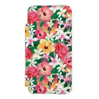 Tropischer Hibiskus-Blumenmuster