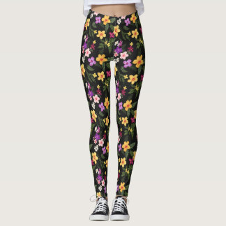 Tropischer Hibiskus Leggings