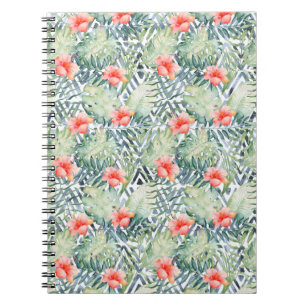 Tropischer Hibiskus Notizblock