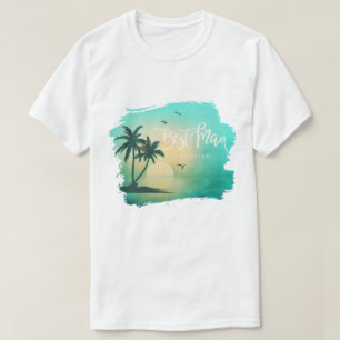 Tropischer Isle Trauzeuge Aquamarin ID581 T-Shirt