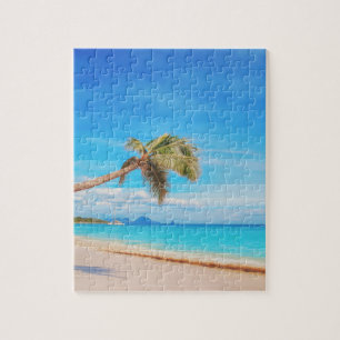 Tropischer karibischer Strand Puzzle