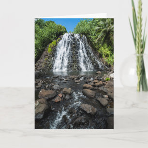 Tropischer Kepirohi-Wasserfall Karte