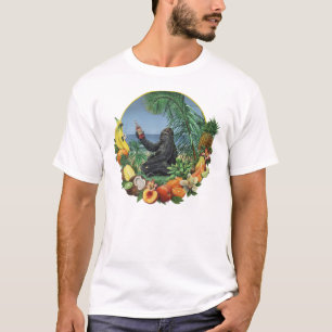 Tropischer Knall! Affe in der Tropen T-Shirt