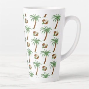 Tropischer Kokospalmen-Sommer-Paradies-Kaffeebeche Milchtasse