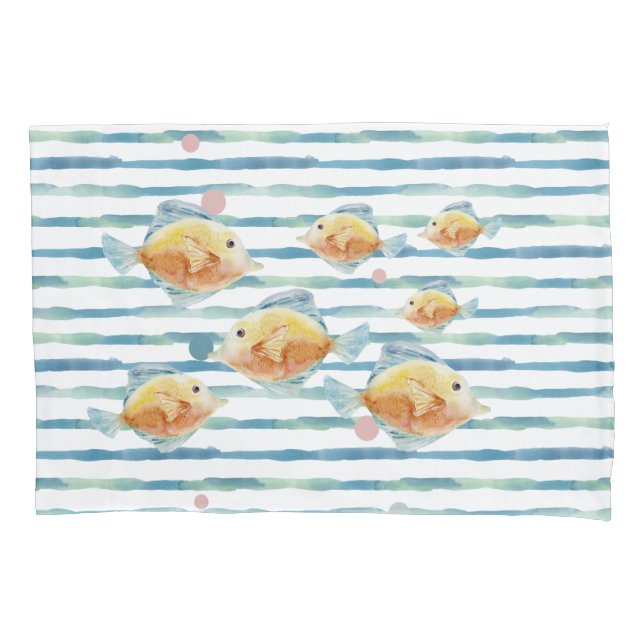 TROPISCHER KÜSTENFANG, KÜSTENBRICHT, STRAND KISSENBEZUG (Vorderseite)