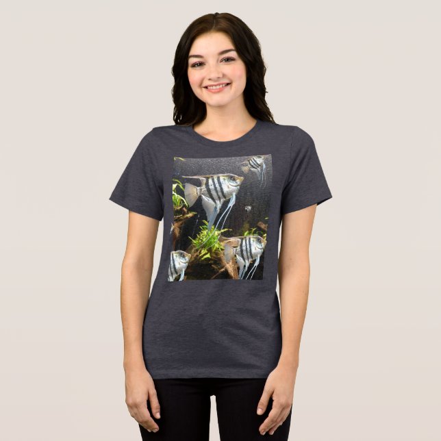 Tropischer Leinwand Bella  T - Shirt (Vorderseite voll)