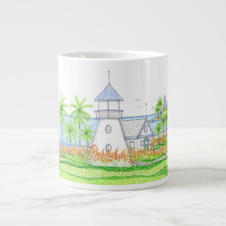 Tropischer Leuchtturm Jumbo Becher Jumbo-Tasse